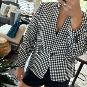 Talbots Gingham Blazer